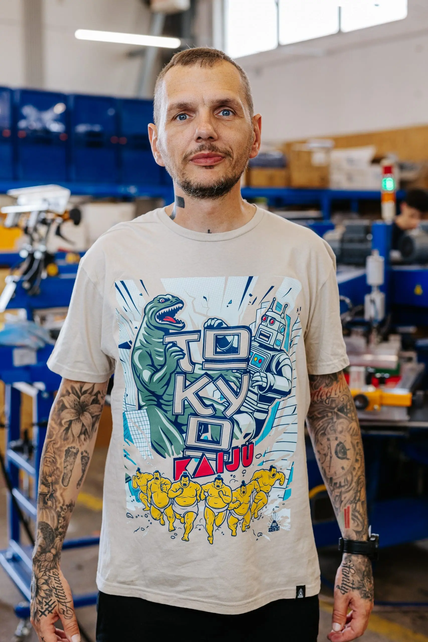 Tokyo Kaiju Band Merchandise T-Shirt mit individuellem gedruckten Artwork